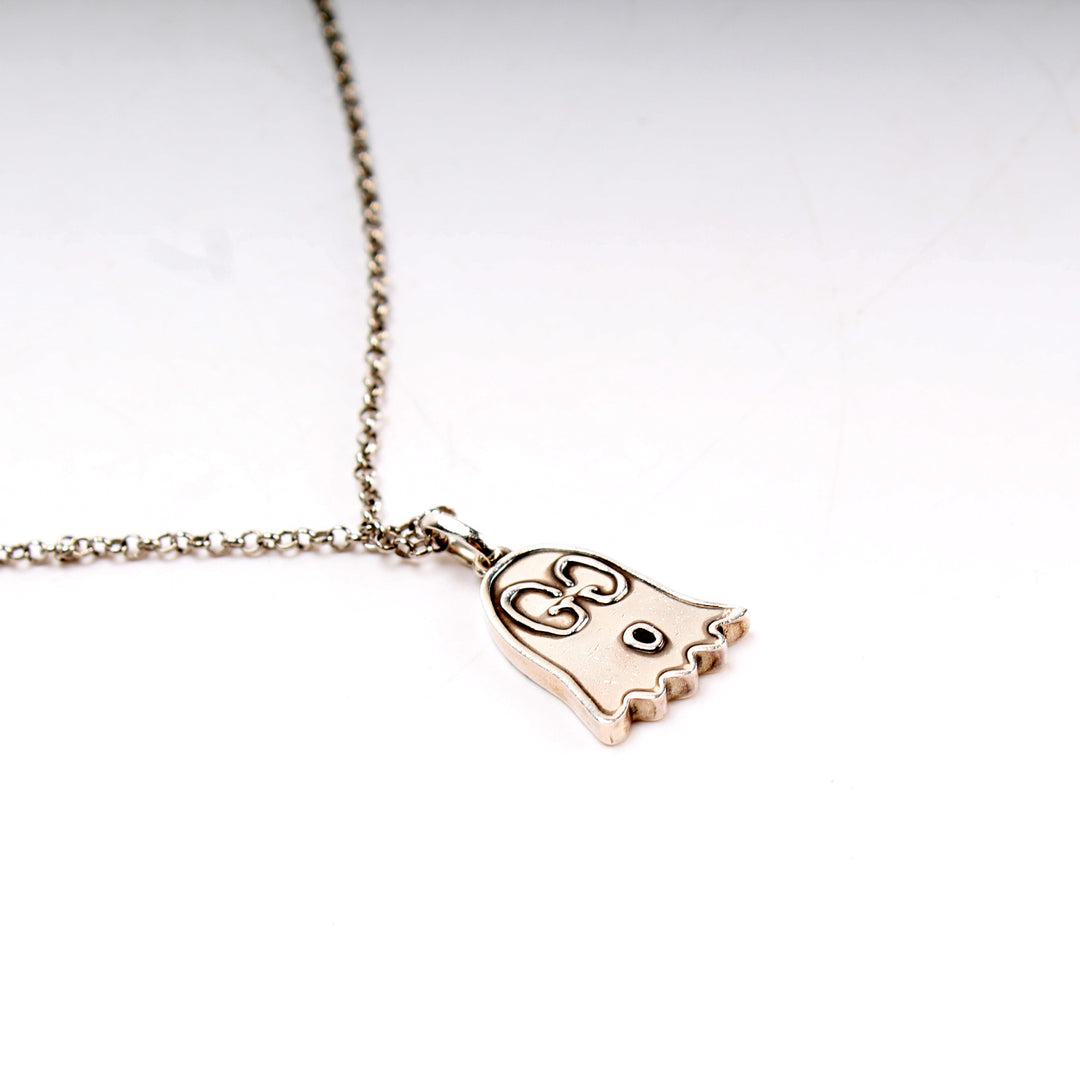 GG Ghost Pendant 925 Necklace