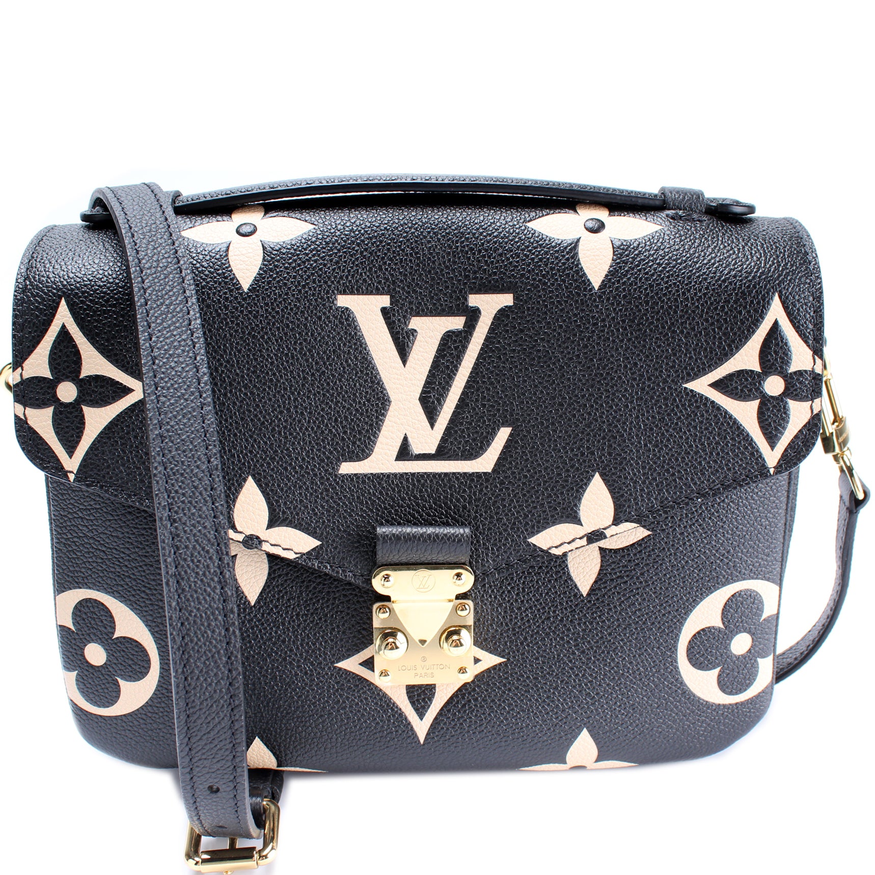 Louis Vuitton Pochette Metis Empreinte Black Cross Body Bag