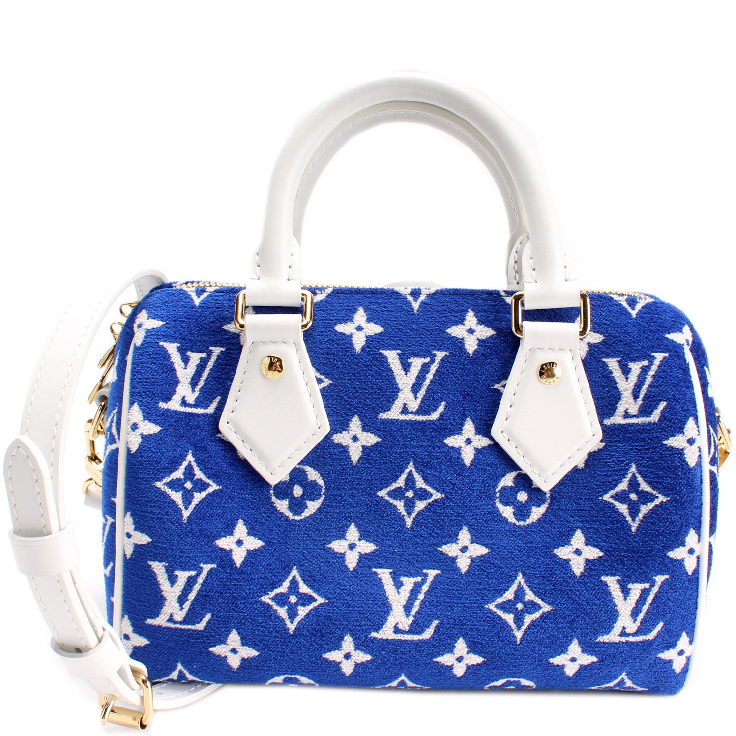Speedy 20 Bandouliere LV Match Velvet Monogram – Keeks Designer Handbags