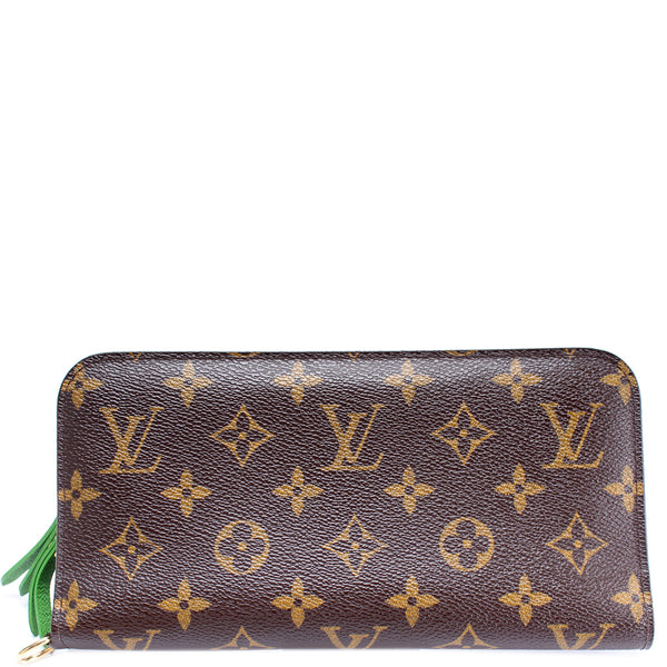 Louis Vuitton Insolite Monogram with Green Interior Wallet