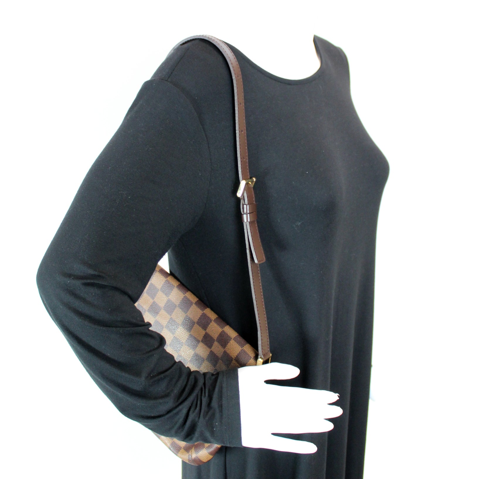 Musette Tango Short Damier Ebene – Keeks Designer Handbags