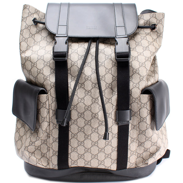 Gucci GG Supreme Backpack Beige/Ebony