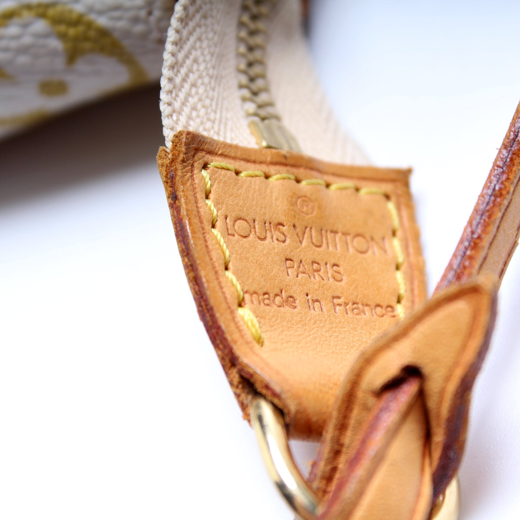 Louis Vuitton, Bags, Authentic Louis Vuitton Pochette Accessoires Bag  Ar03 Purse Cherry Blossom
