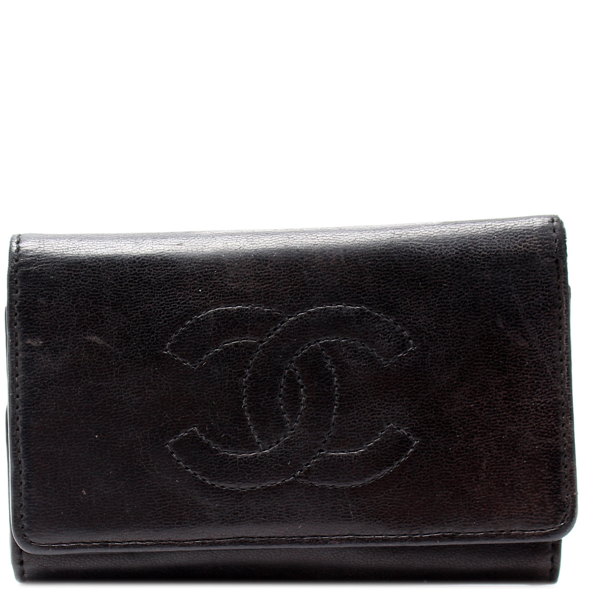 Chanel Matelasse Cocomark 6 key case lambskin leather – Timeless