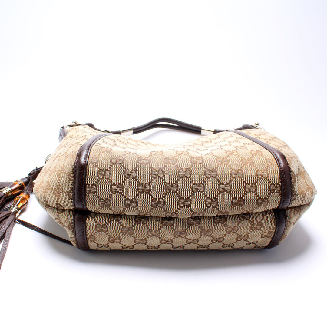 240261 GG Canvas Techno Horsebit Hobo