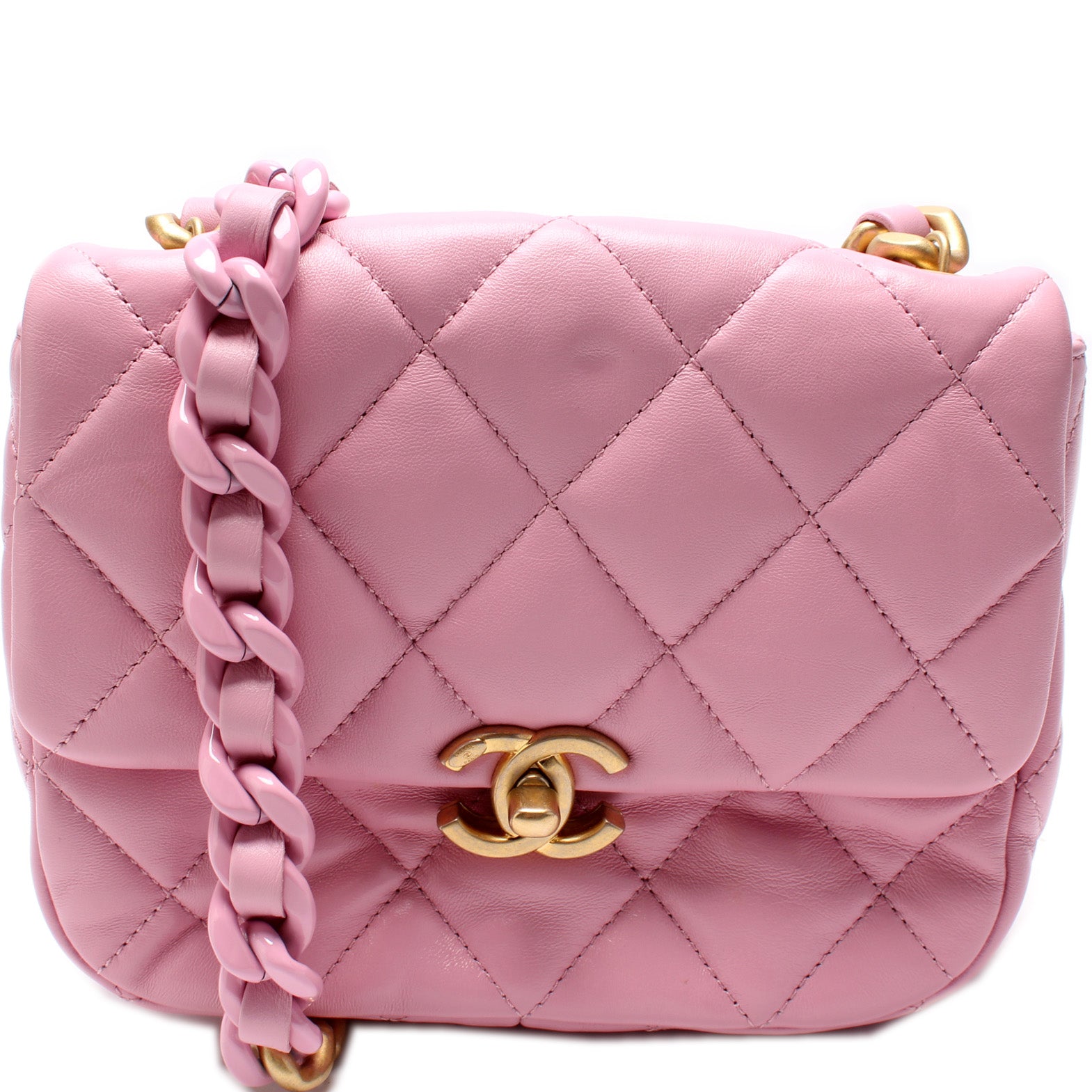 Chanel Lacquered Candy Chain Flap Bag - Black Crossbody Bags, Handbags -  CHA862575