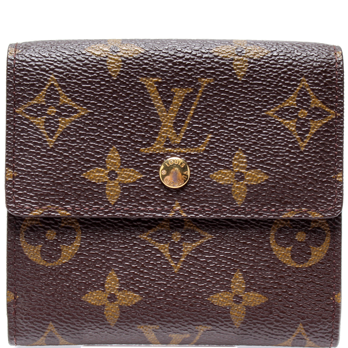 Louis Vuitton monogram coated canvas Elise wallet in 2023