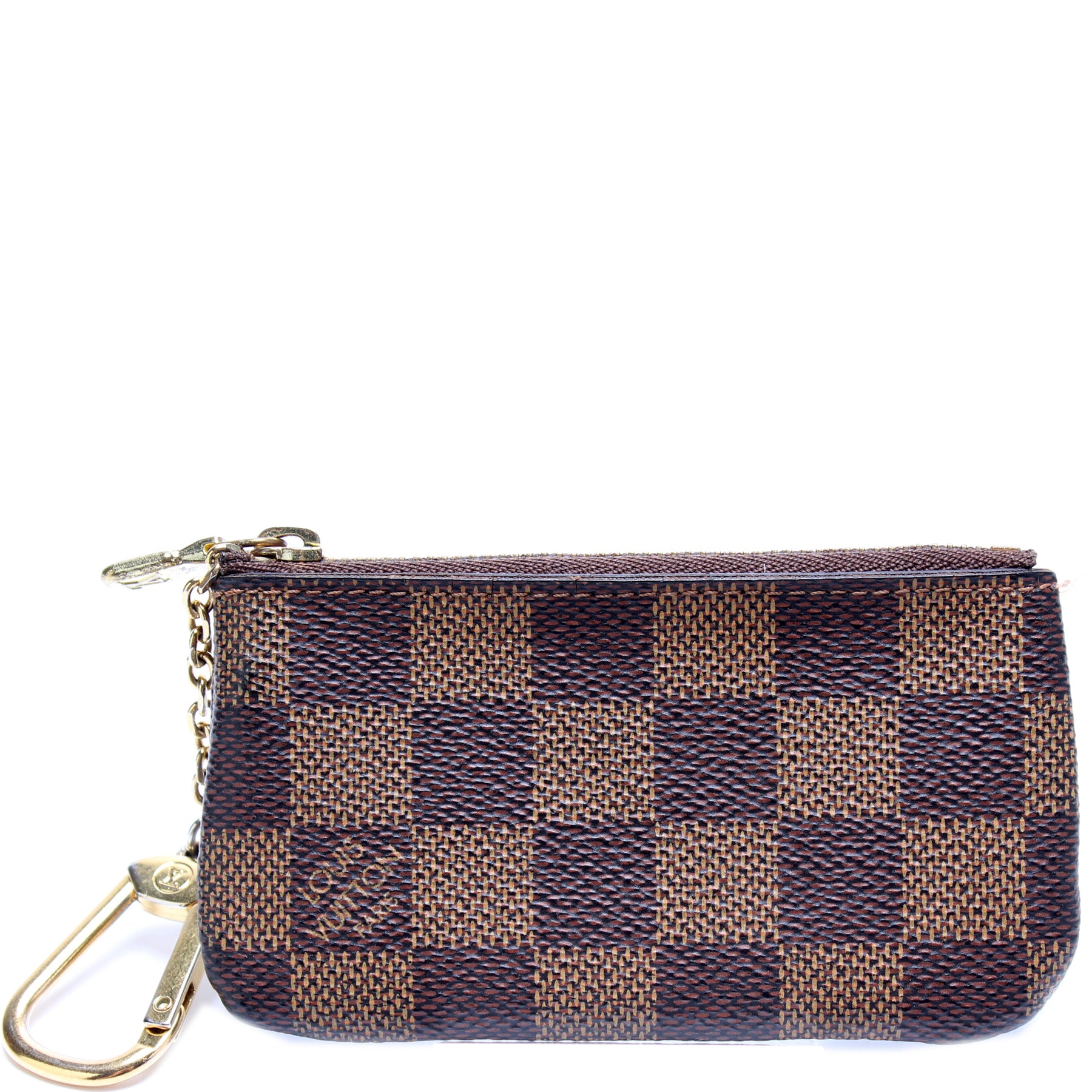 Pochette Cles Damier Ebene Coin Purse (Authentic Pre-Owned)