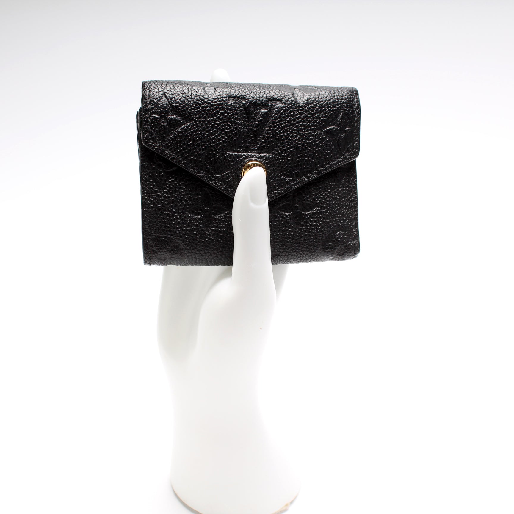 Louis Vuitton Zoe Compact Wallet Black Monogram Empreinte