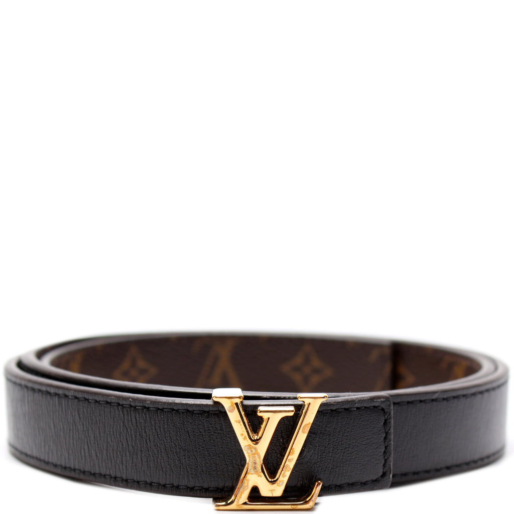 Authentic Louis Vuitton Reversible LV Iconic Buckle Belt Size 75 30  Monogram