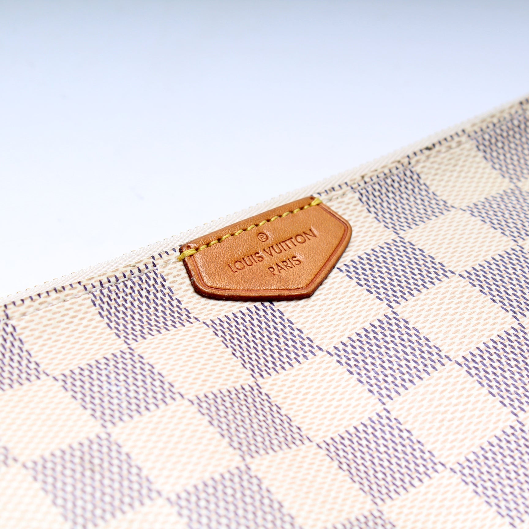 Double Zip Pochette Damier Azur - Women - Small Leather Goods