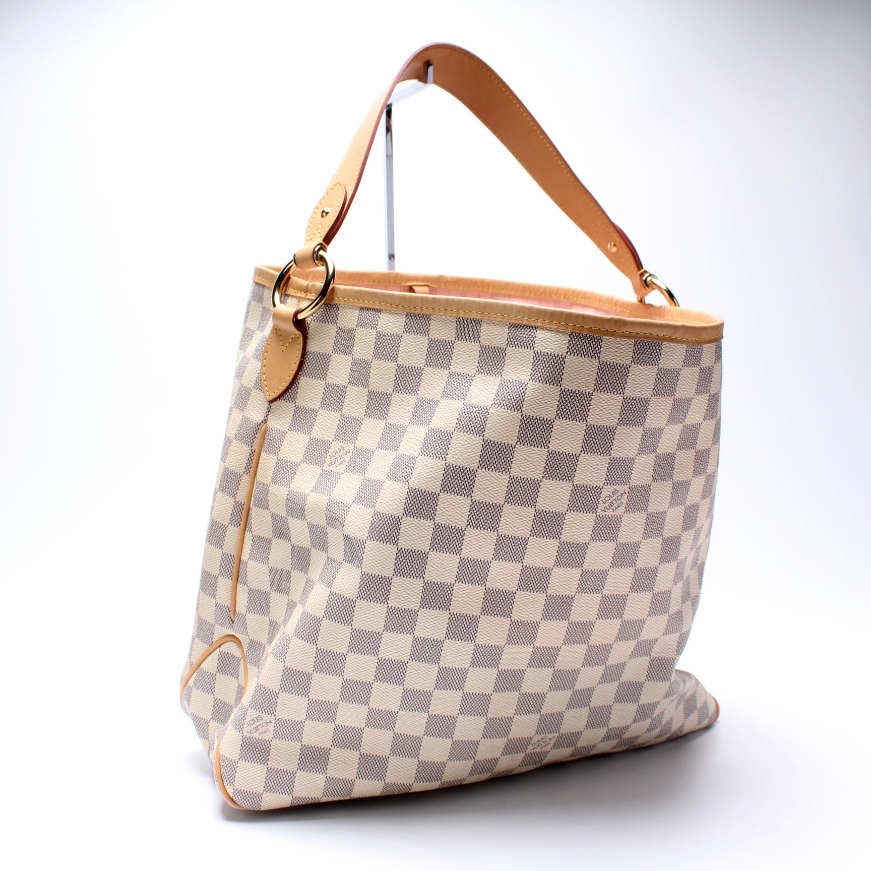Louis Vuitton, Bags, Delightful Mm Damier Azur Nm 27
