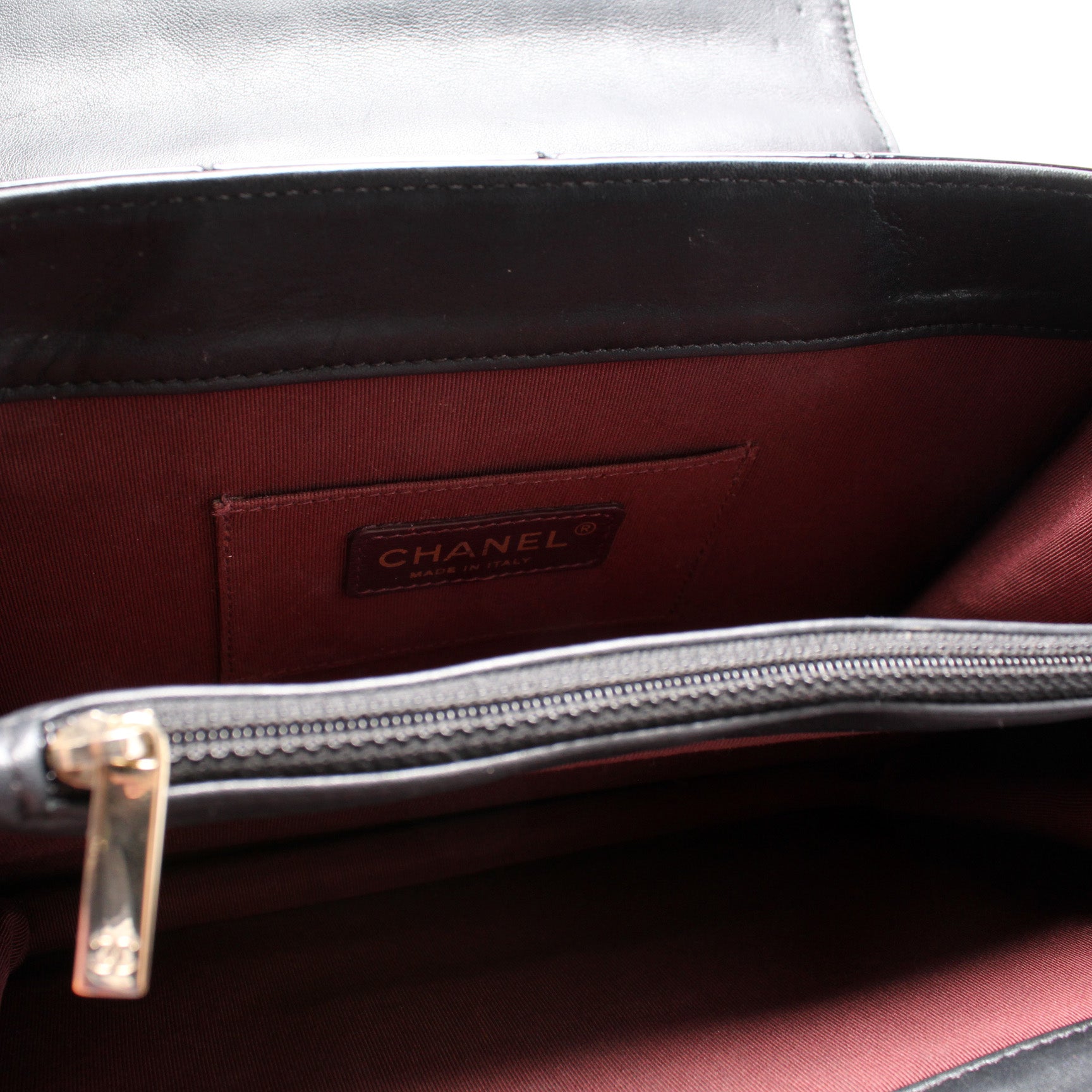Golden Class Accordion Flap Paten Bag – Keeks Designer Handbags