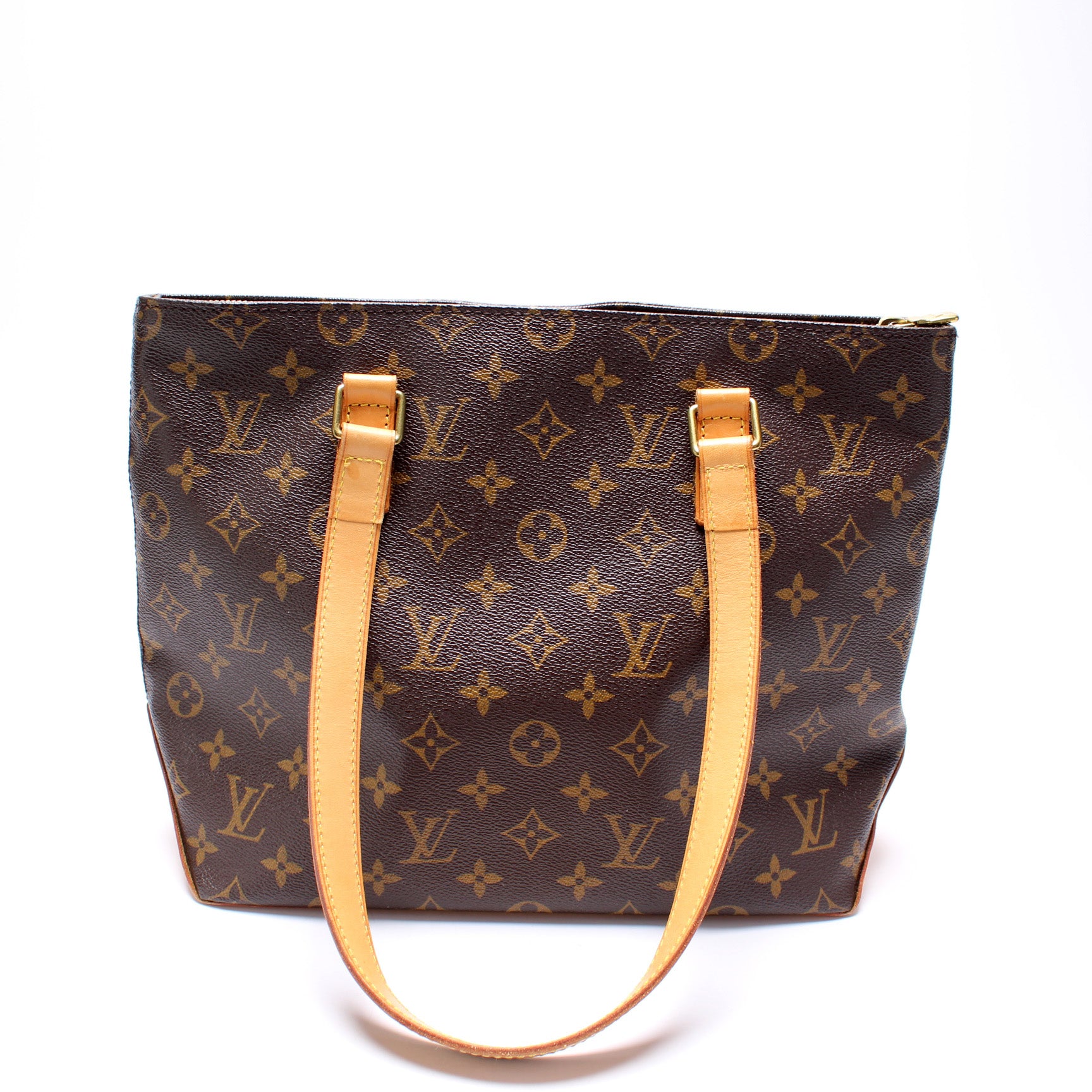 Louis Vuitton Cabas Piano Brown Canvas Tote Bag (Pre-Owned)