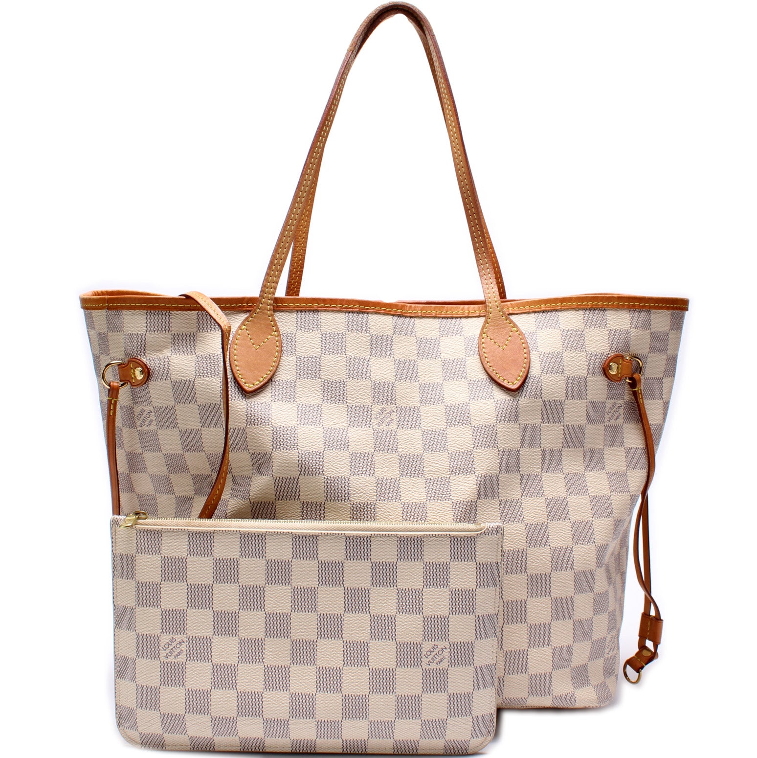 Neverfull W/Wallet mm Damier Azur