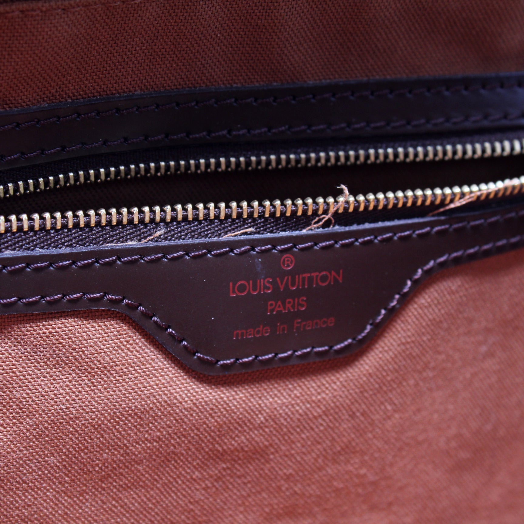Ribera GM Damier Ebene (PL1) – Keeks Designer Handbags