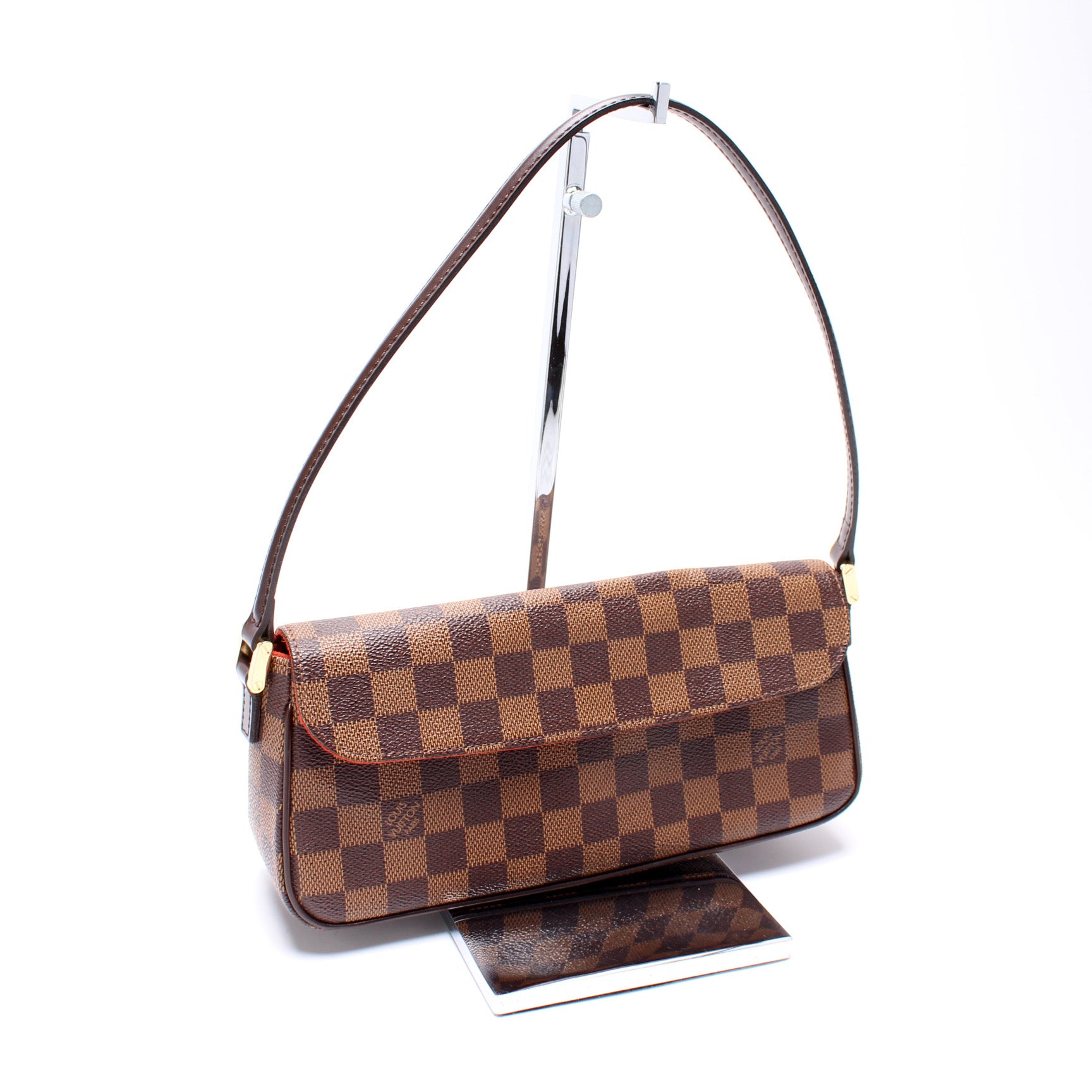 Authenticated Used Louis Vuitton LOUIS VUITTON Damier Recoleta One Shoulder  Bag Ebene N51299 