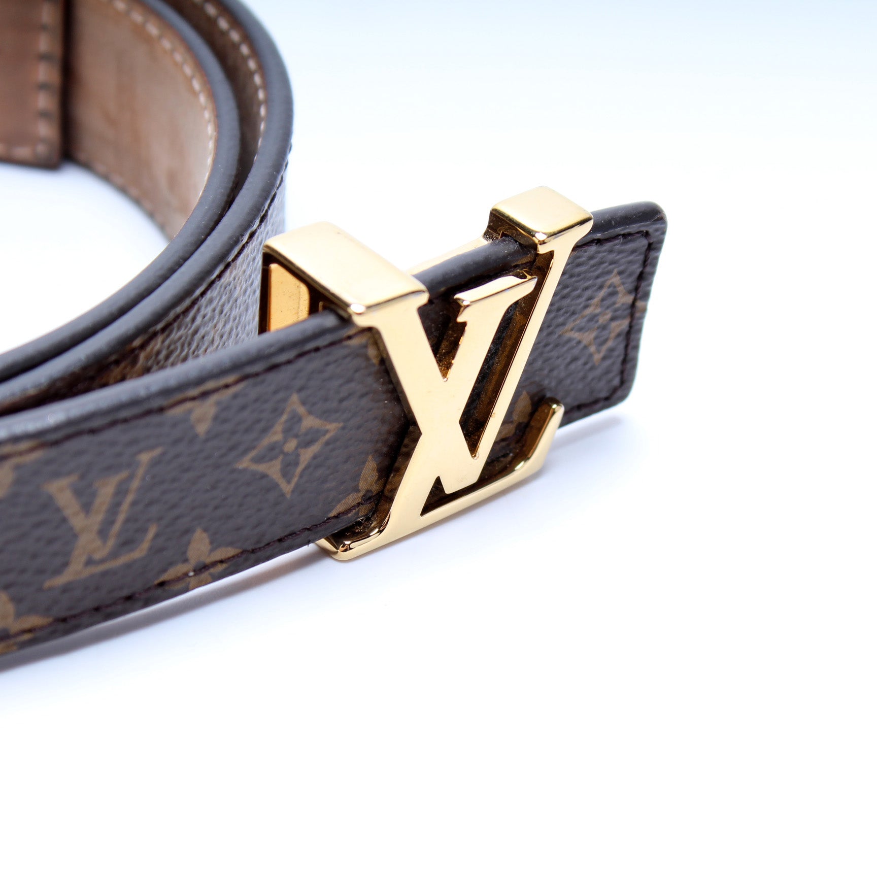 Louis Vuitton, Accessories, Lv Monogram Mini 25mm Belt Size 85