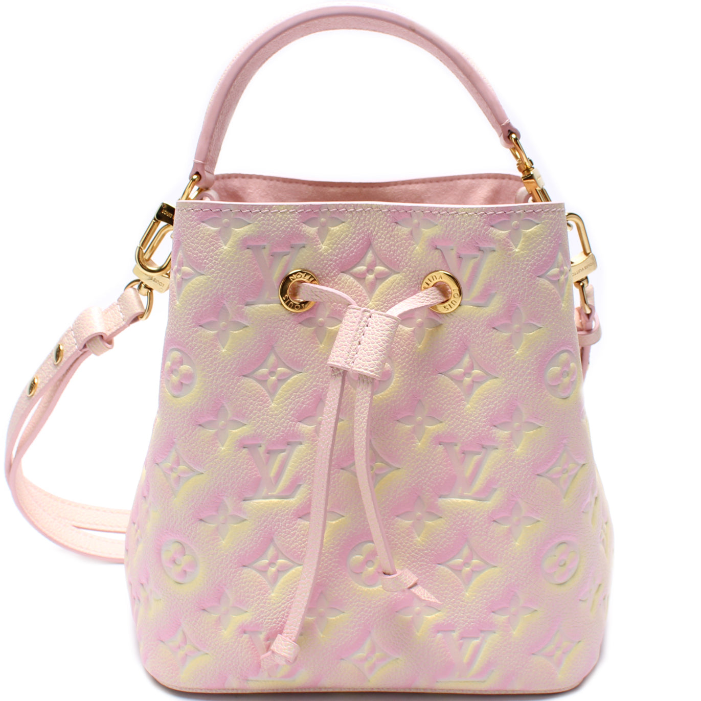 Louis Vuitton Pink Leather Neo Noe (authentic Pre-owned)