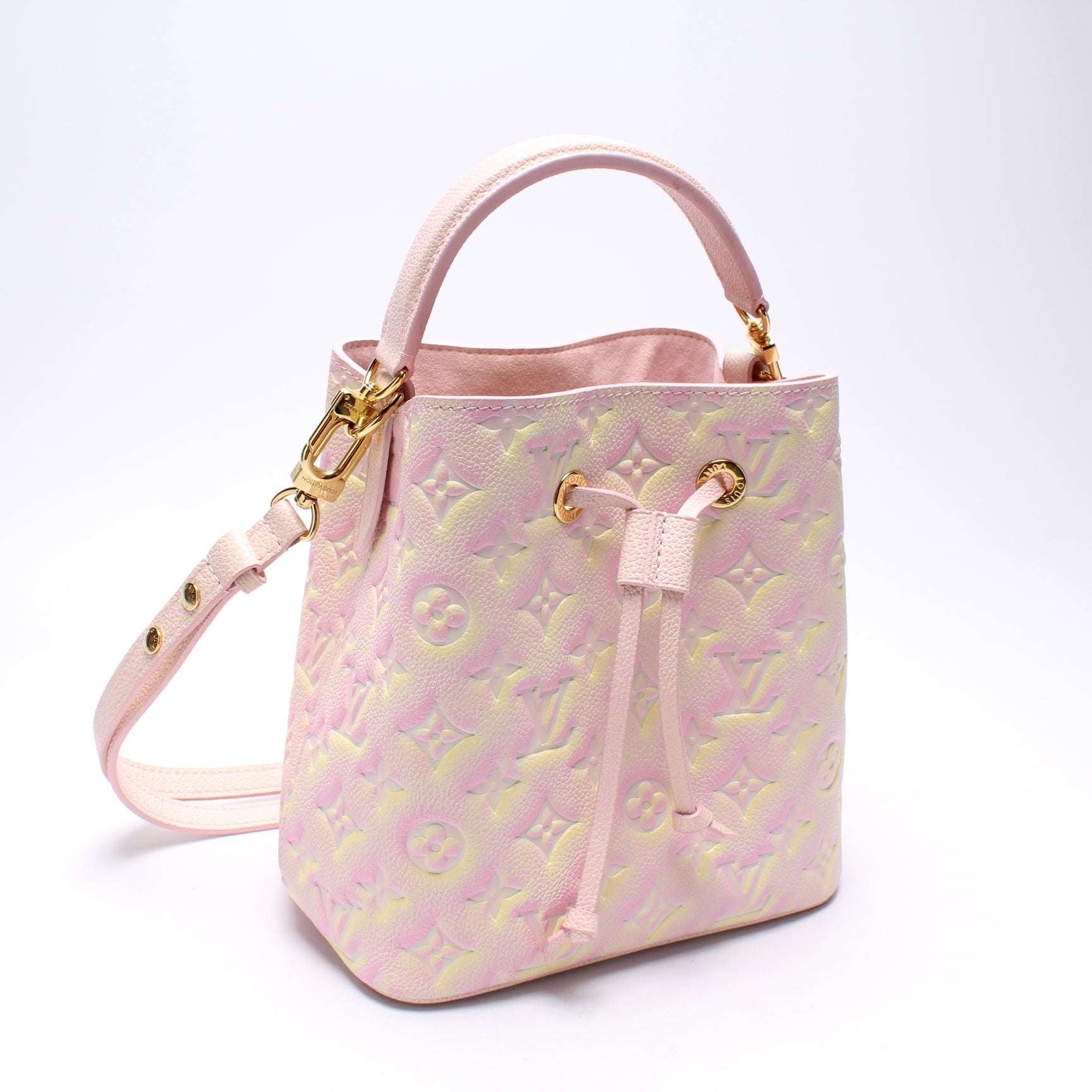 Louis Vuitton Stardust Neonoe & Drawstring Bag Mini Pink Monogram Empreinte  NEW