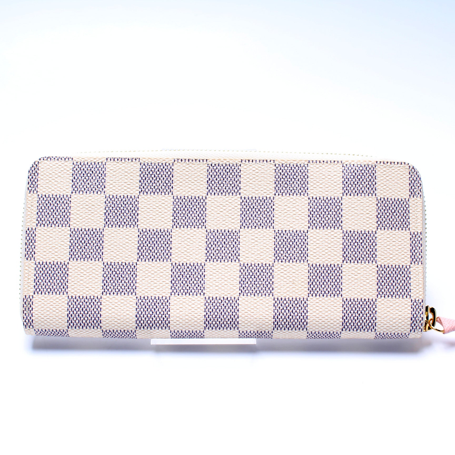 Clemence Wallet Damier Azur – Keeks Designer Handbags