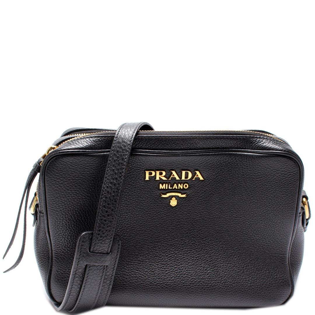 Vitello Daino Double Zip Camera Bag
