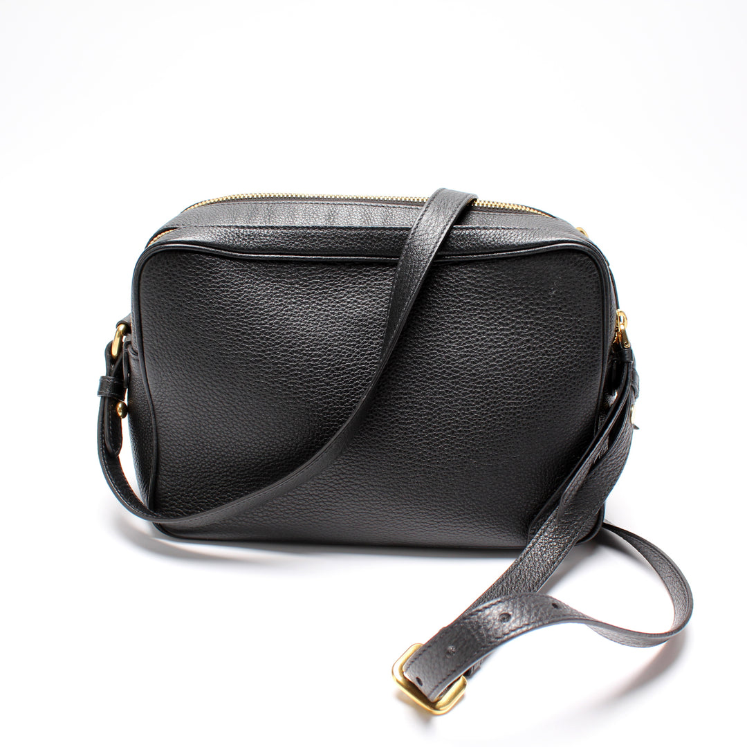 Pod 第二世代（ブラック） Vitello Daino Double Zip Camera Bag