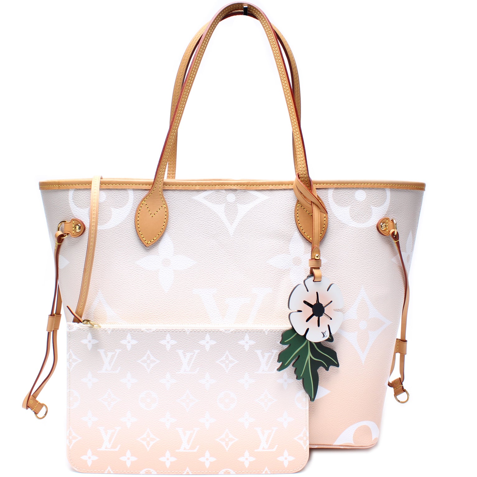 Louis Vuitton Giant by The Pool Neverfull mm Brume Bag (New)