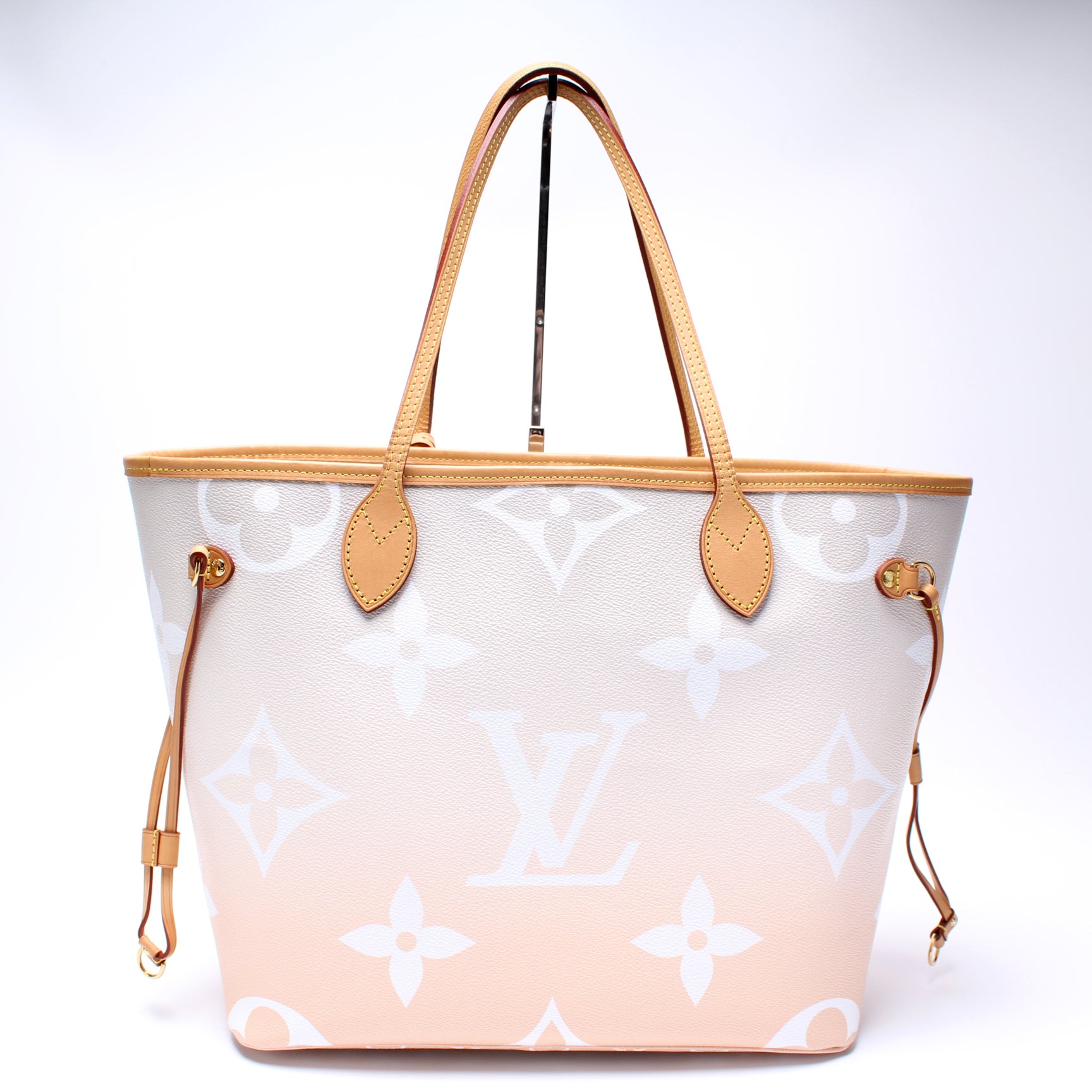 LOUIS VUITTON BY THE POOL NEVERFULL MM BRUME REMOVABLE POUCH GIANT