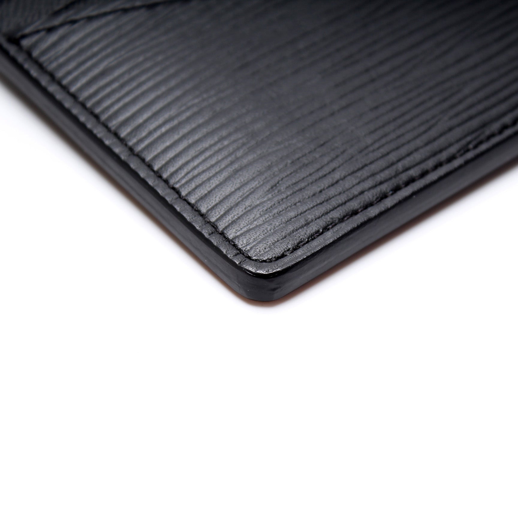 Louis Vuitton Black Epi Leather Neo Porte Cartes Card Holder