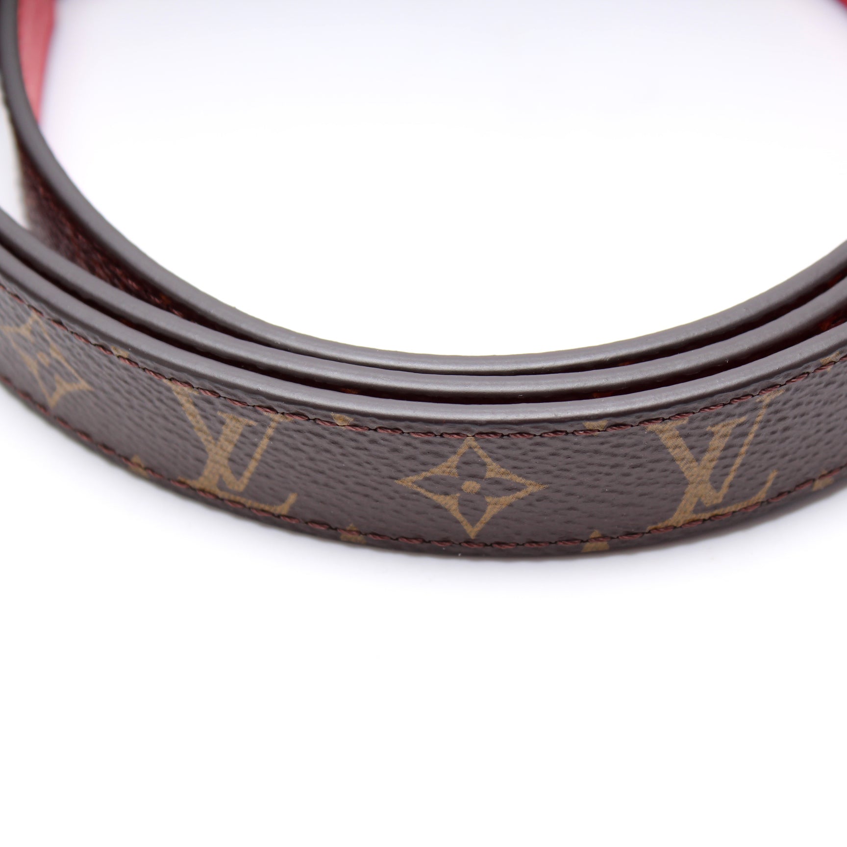 Louis Vuitton, Accessories, Louis Vuitton Monogram Canvas Initiales Belt  Size 34 85