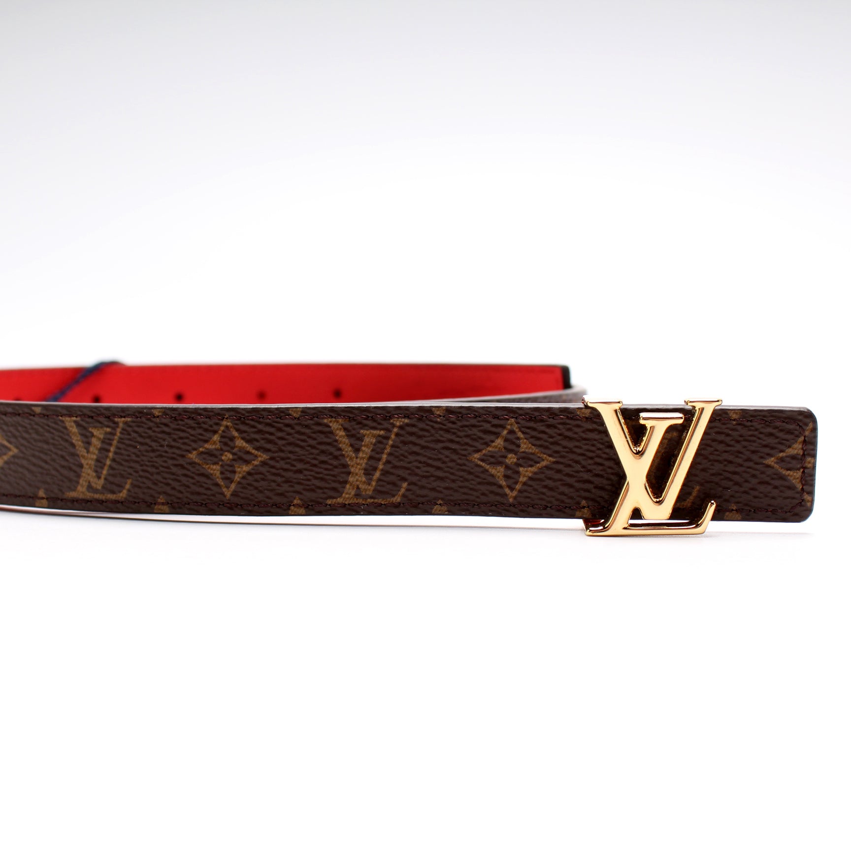LV Iconic 20MM Reversible Monogram/Leather Belt Size 85/34 – Keeks Designer  Handbags
