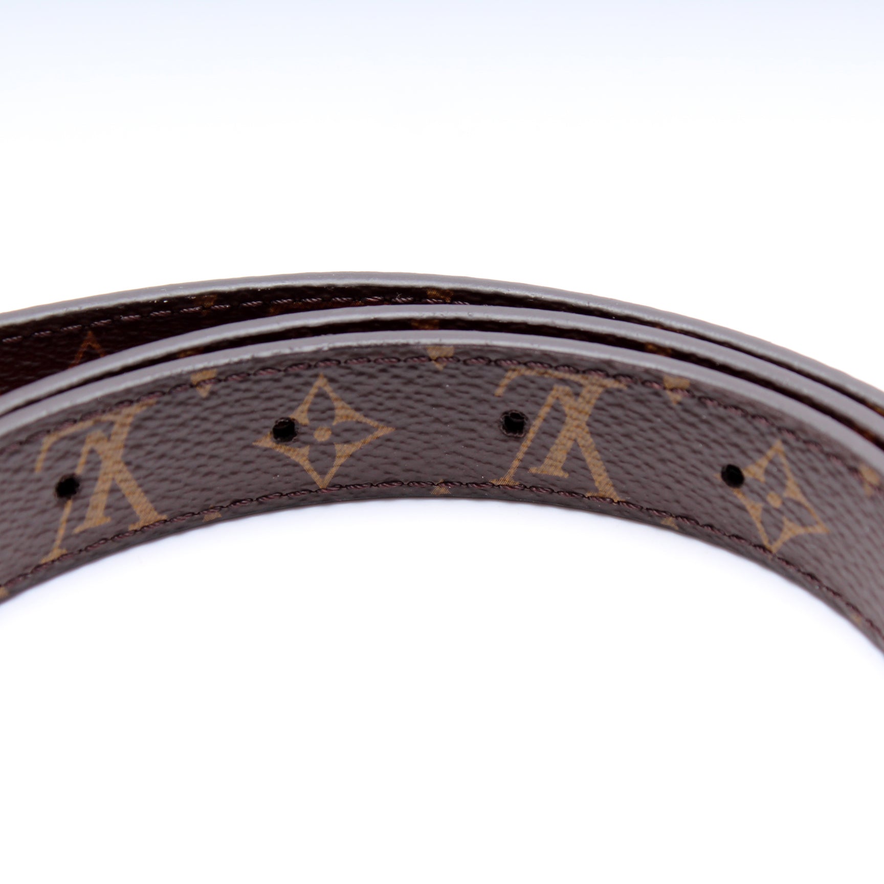 LV Iconic 20MM Reversible Monogram/Leather Belt Size 85/34 – Keeks