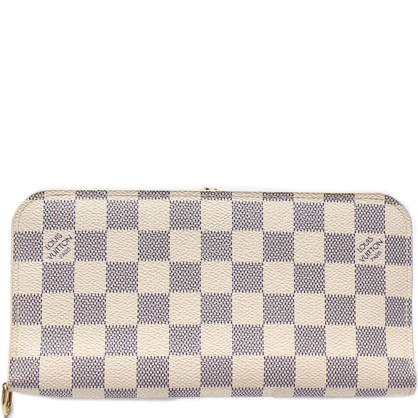 Louis Vuitton Damier Insolite Snap Wallet With Red Interior For