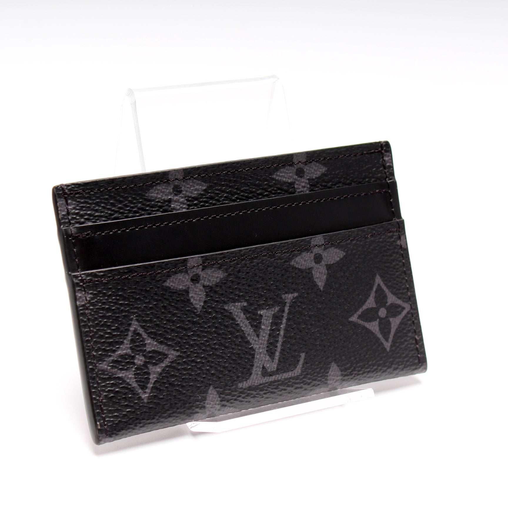 Double Card Holder Monogram Eclipse – Keeks Designer Handbags