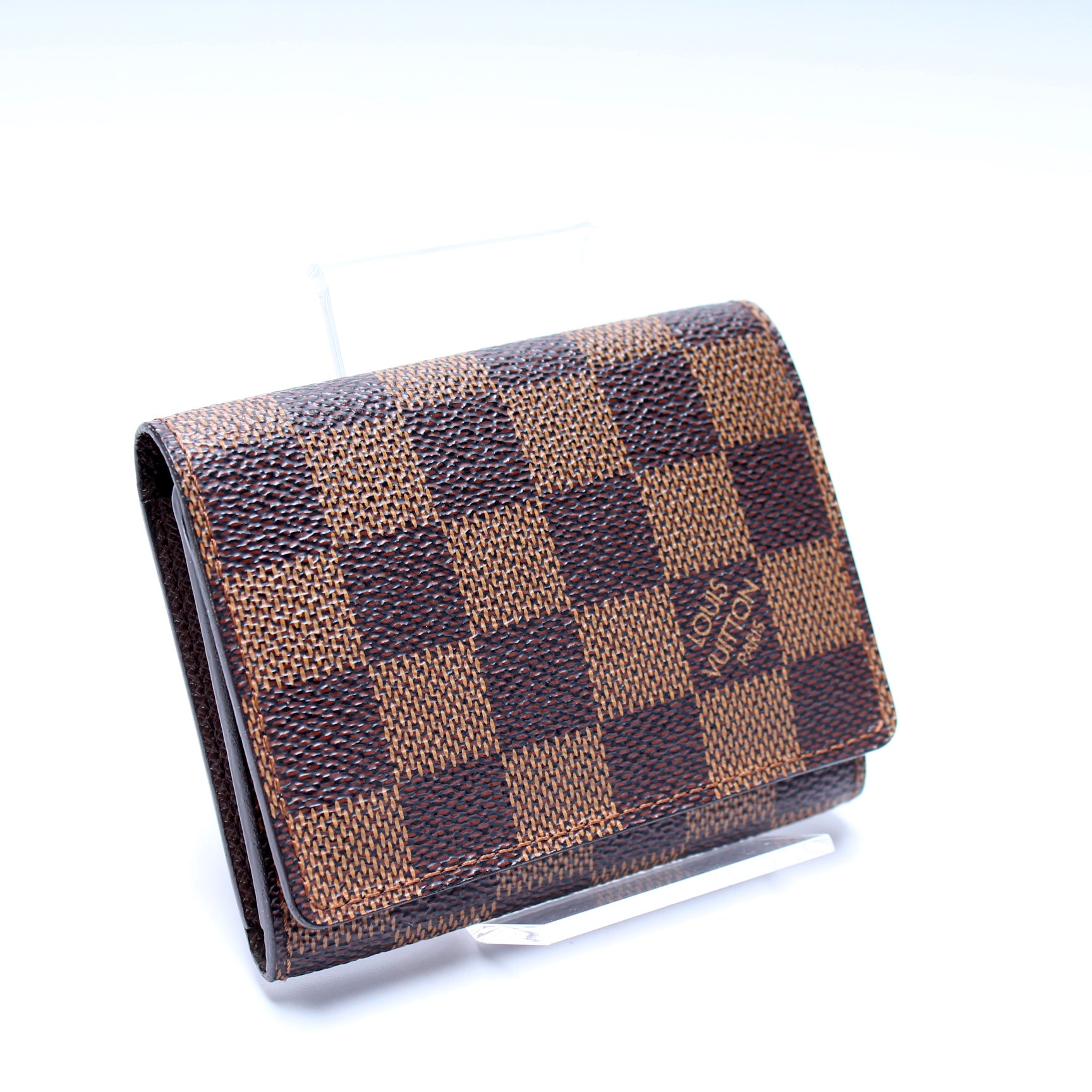 Louis Vuitton Damier Ebene Pattern Coated Canvas Wallet  Brown Wallets  Accessories  LOU699275  The RealReal