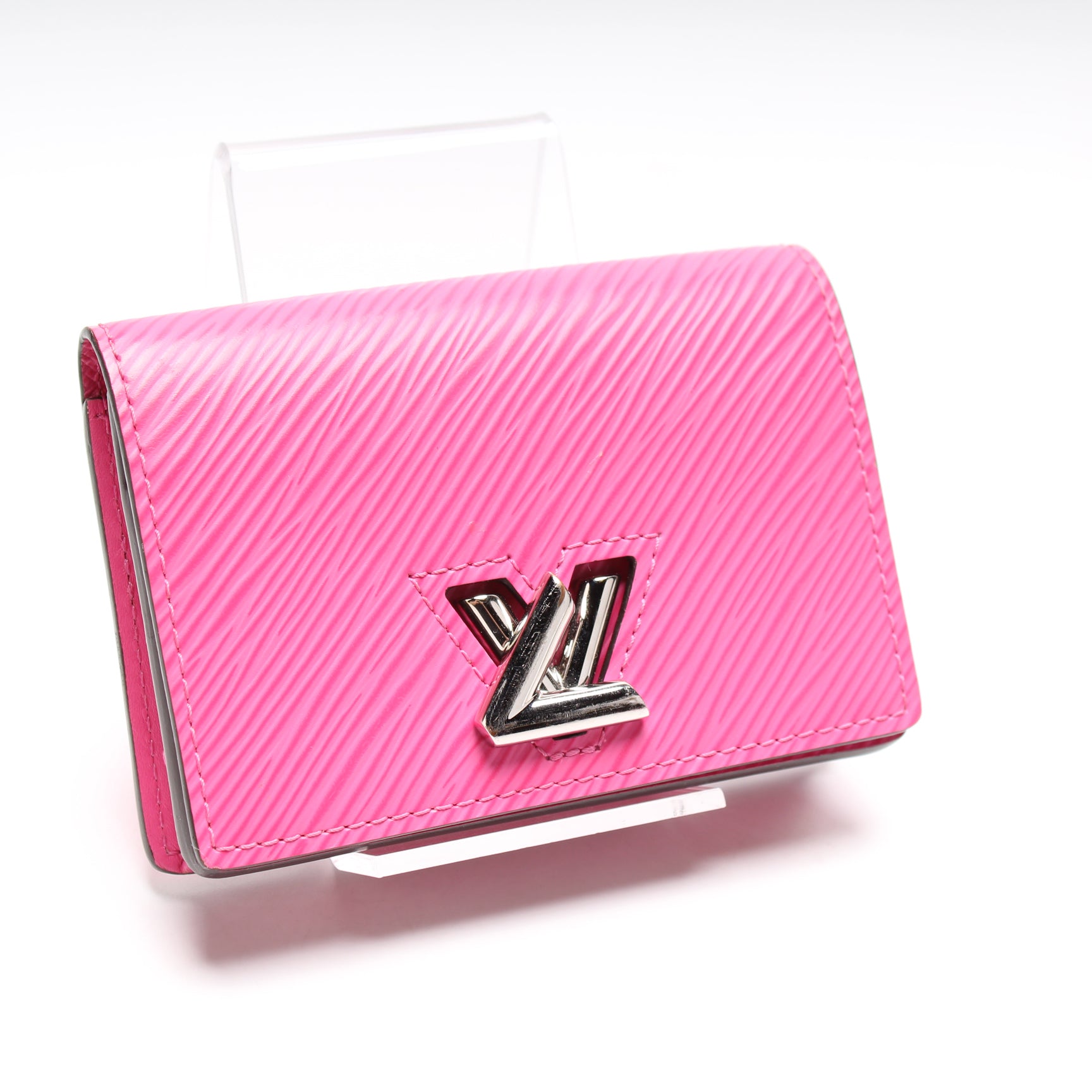 Louis Vuitton Pink Epi Twist Compact Wallet