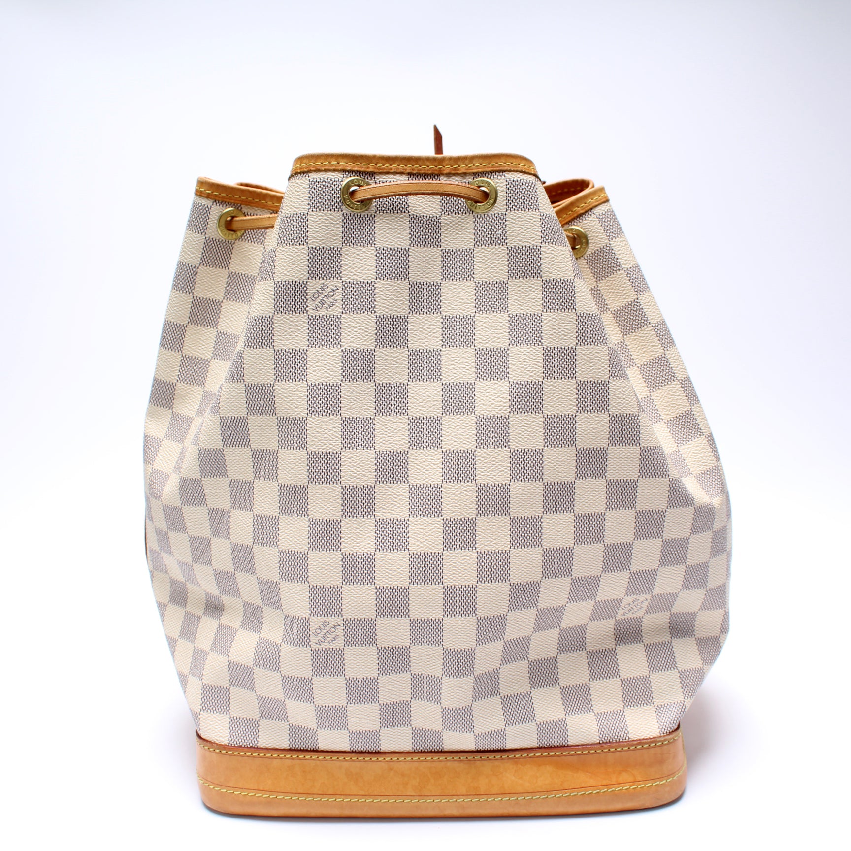 LOUIS VUITTON LV Noe BB Damier Azur Used Shoulder Bag N41220 Vintage #AE703  S