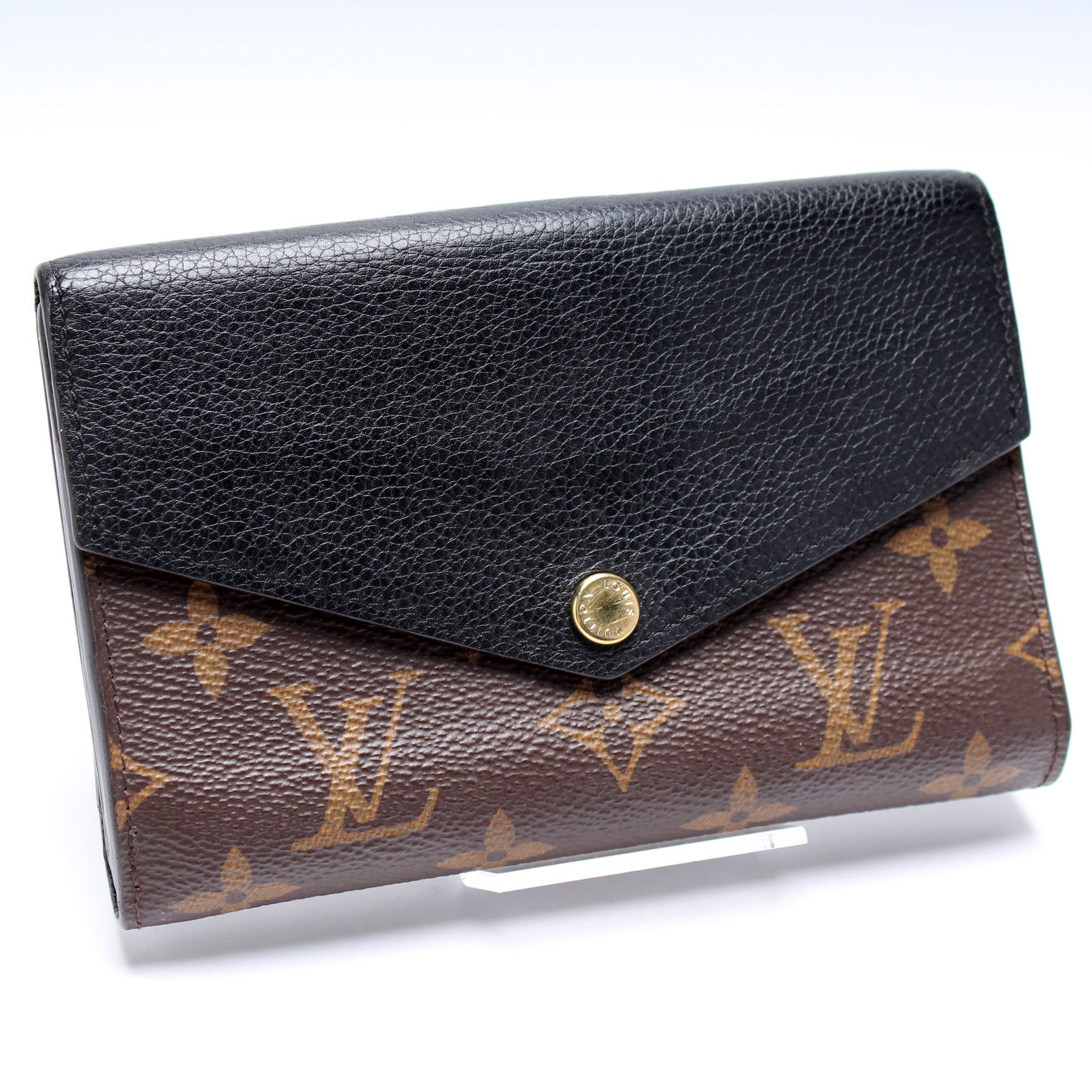 Pallas Wallet Compact Wallet Monogram – Keeks Designer Handbags