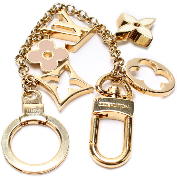 Shop Louis Vuitton Fleur de monogram bag charm chain (M65111) by