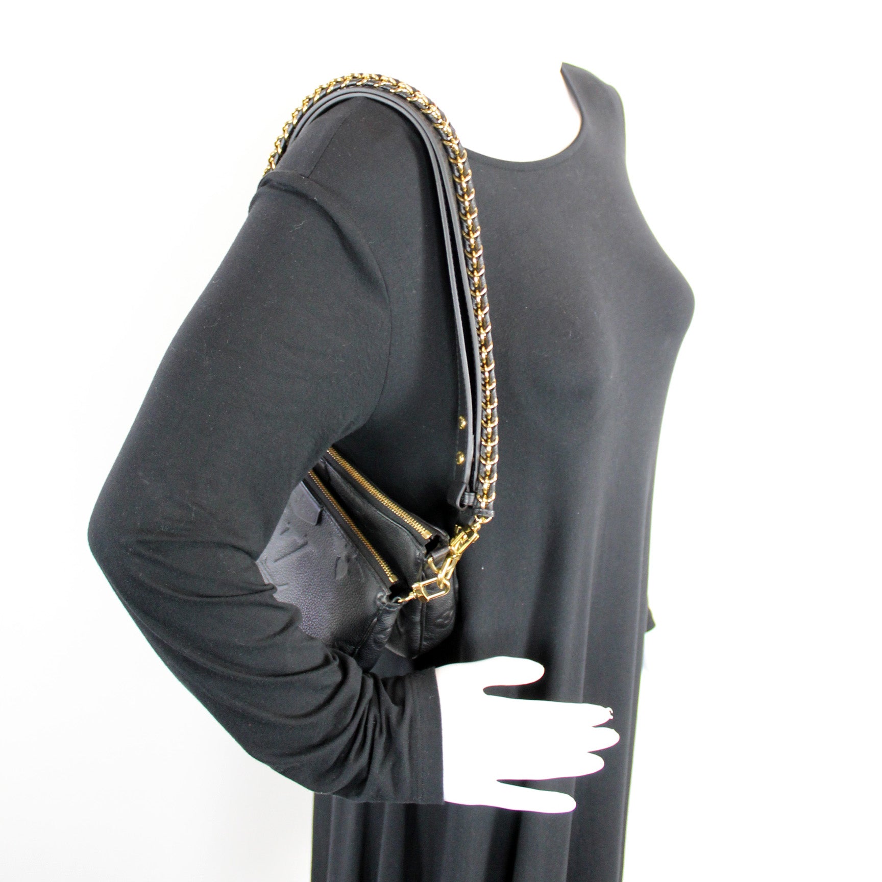 Multi Pochette Bicolor Empreinte – Keeks Designer Handbags