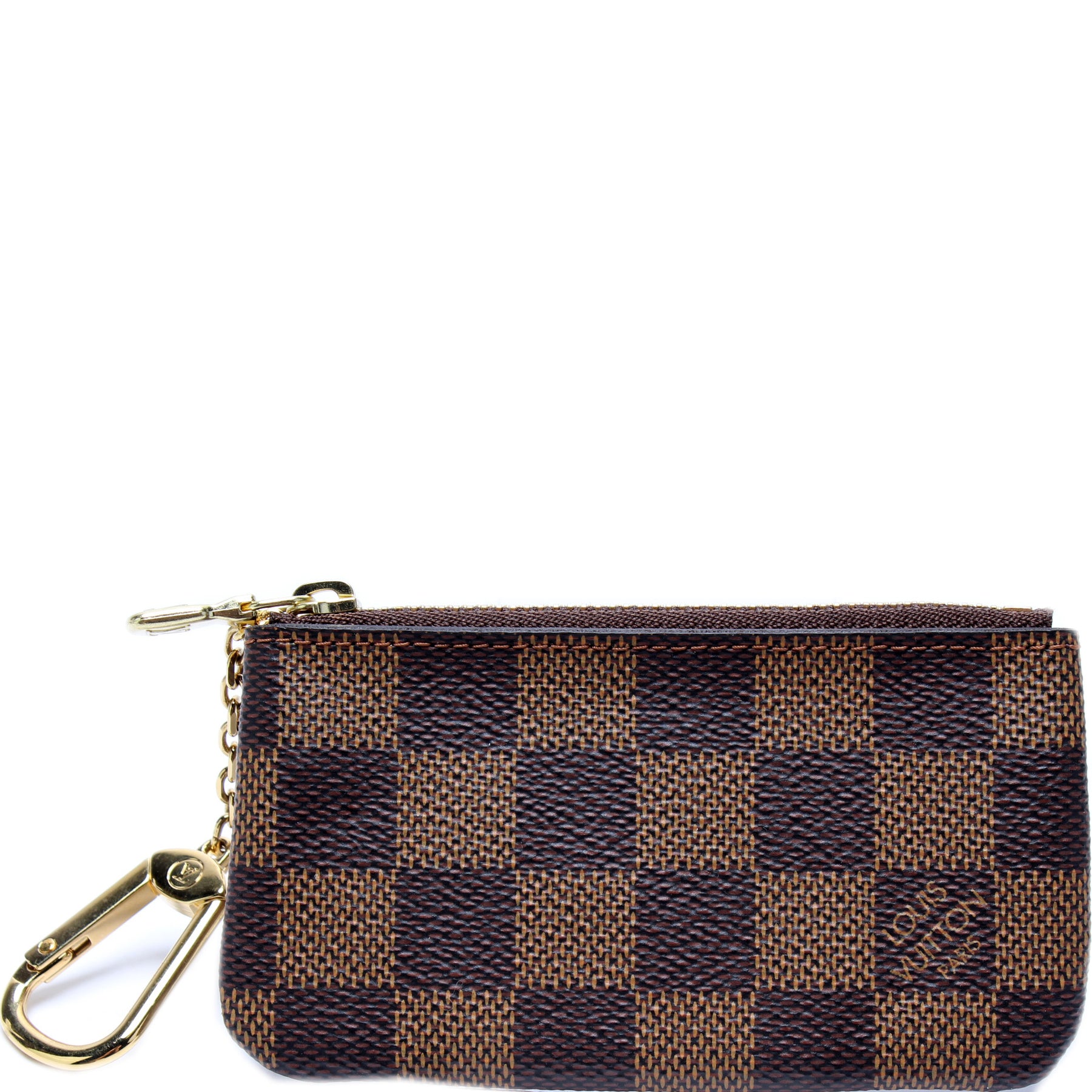 Pochette Cles Damier Ebene Coin Purse (Authentic Pre-Owned)