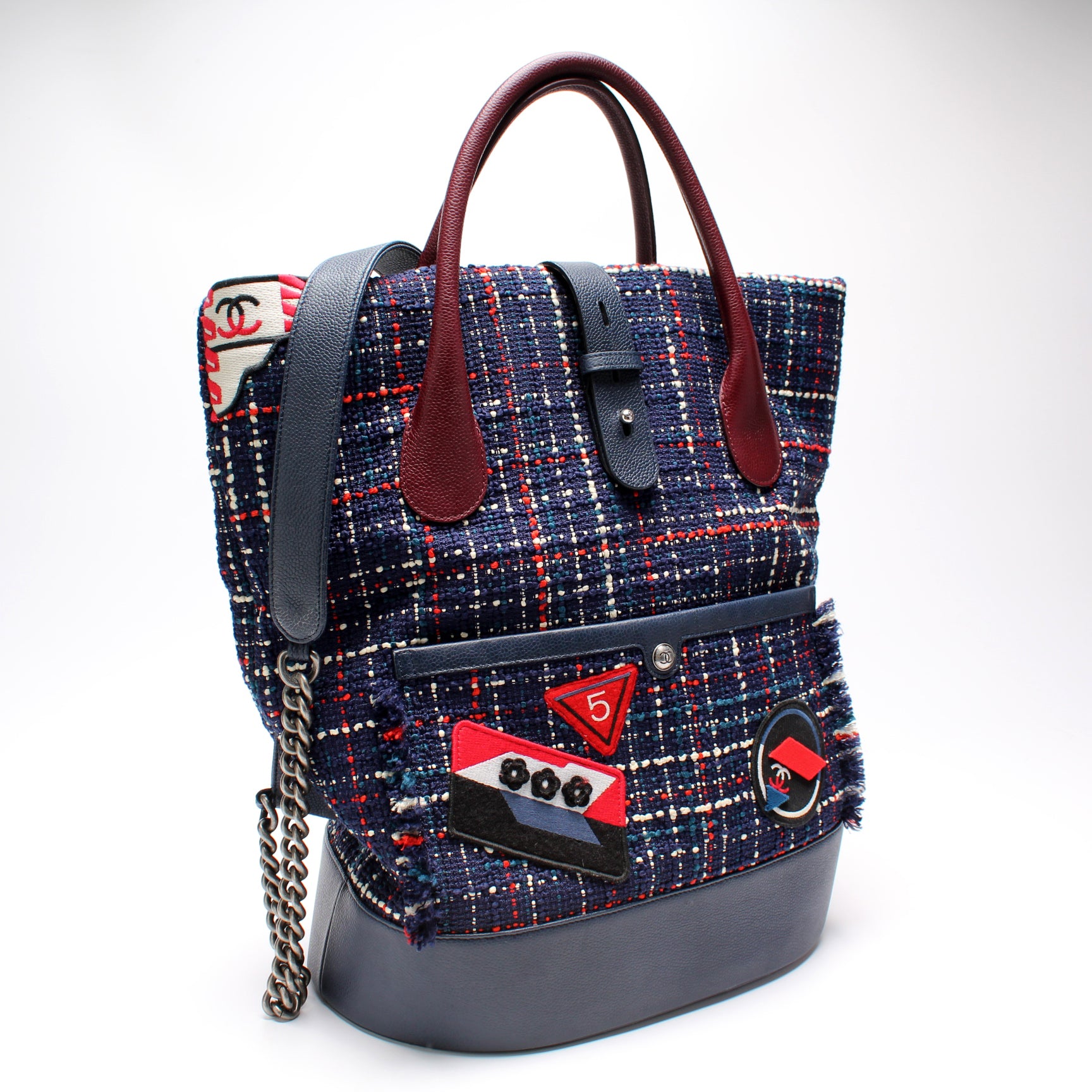 Tweed Crest Trip Backpack 22M – Keeks Designer Handbags