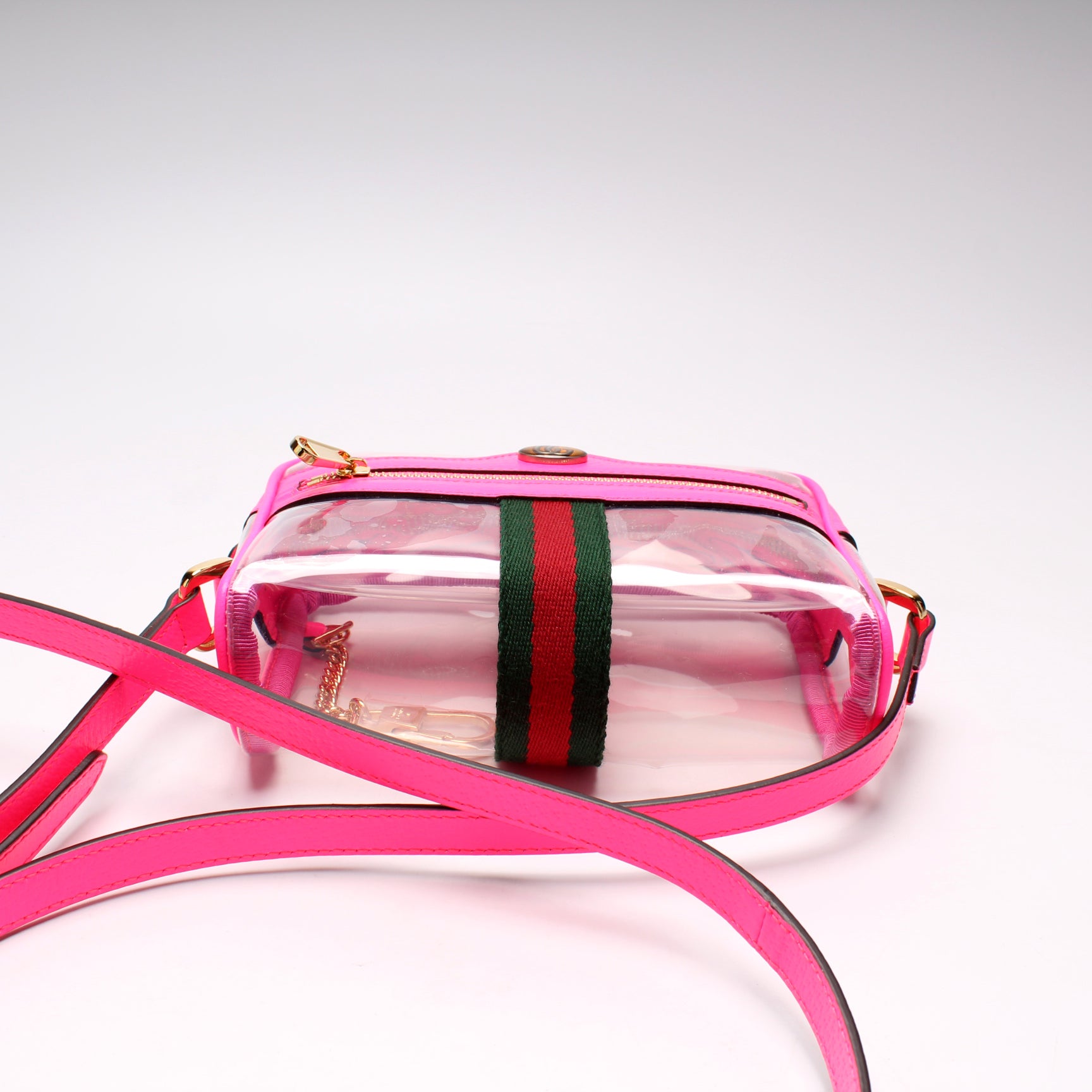 Gucci mini ophidia on sale transparent convertible bag