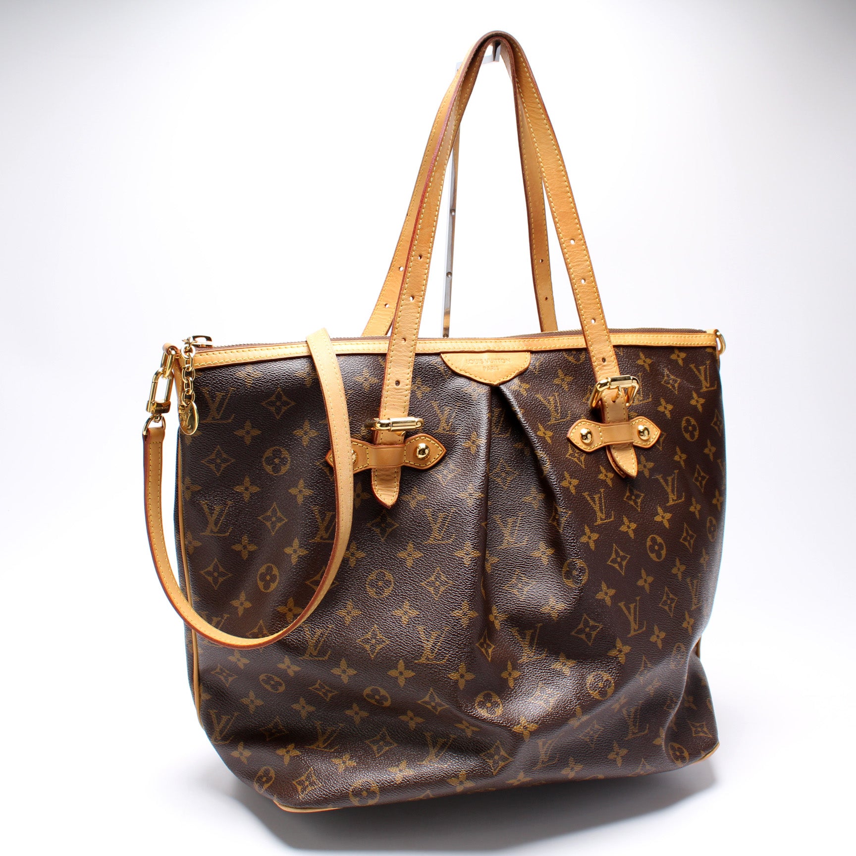 LOUIS VUITTON Used Handbag Monogram Palermo GM Tote Shoulder Bag - 20%