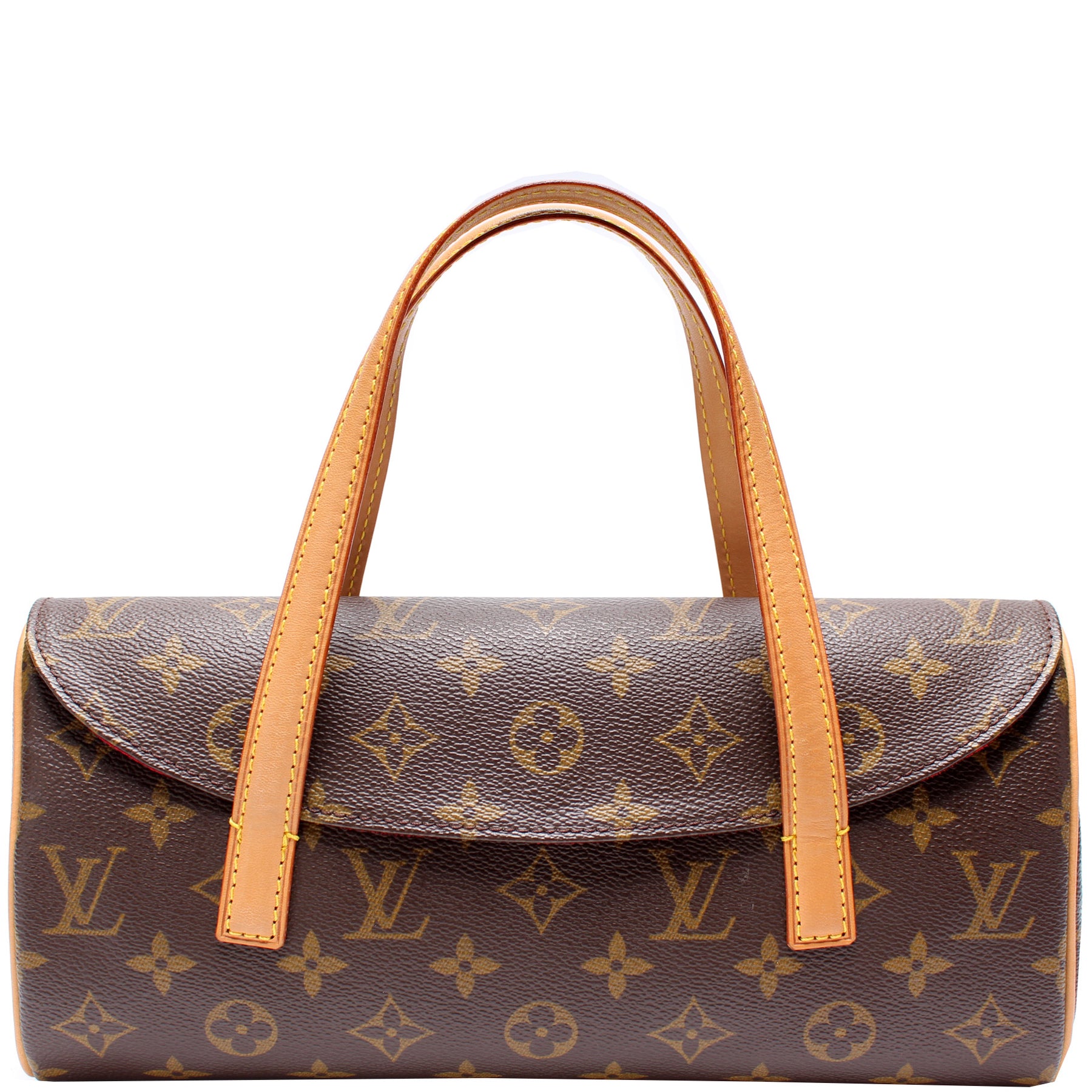 Louis Vuitton - Authenticated Sonatine Handbag - Cloth Brown for Women, Very Good Condition