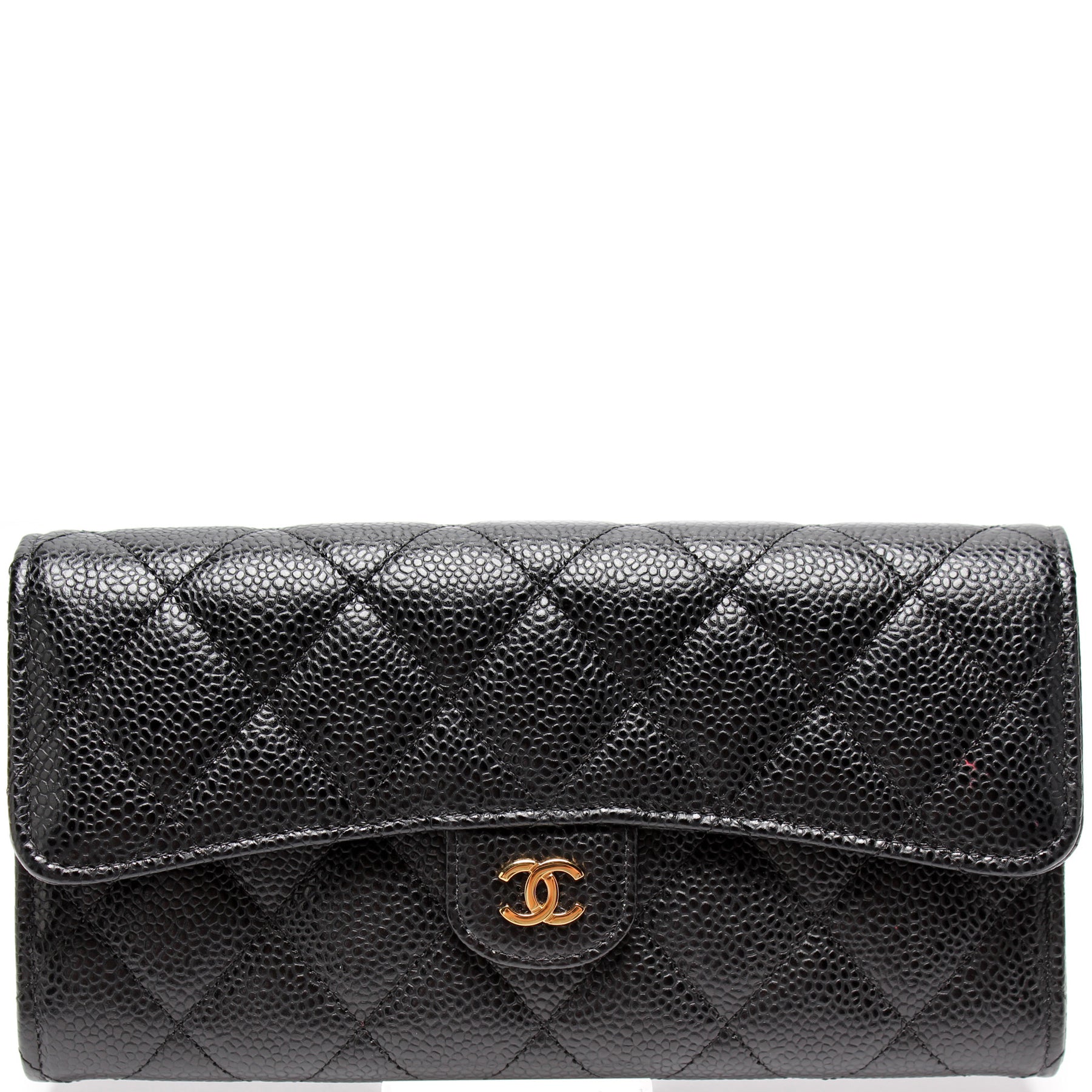 Classic Flap Long Wallet Caviar – Keeks Designer Handbags