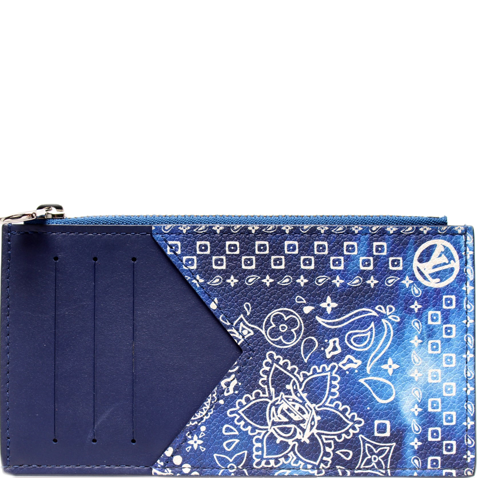 Shop authentic Louis Vuitton Blue Monogram Bandana Wallet at