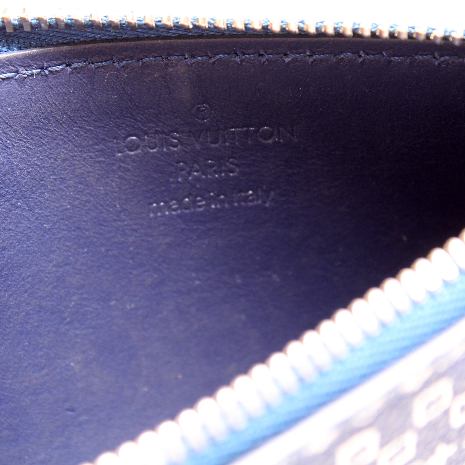 Louis Vuitton Coin Card Holder Bandana Monogram Blue (Wilmington Locat –  RondevuNC