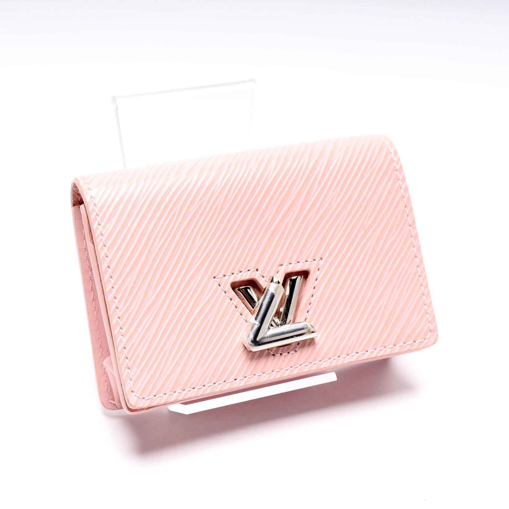 Louis Vuitton Pink EPI Leather Twist Multicartes Wallet